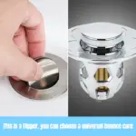 Universal Wash Basin Bounce Drain Filter - Image 2