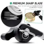Stainless Steel Safety Cut Can Opener