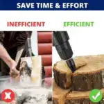 Wood Log Splitter Firewood Drill Bit Set - Image 3