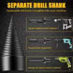 Wood Log Splitter Firewood Drill Bit Set - Image 10