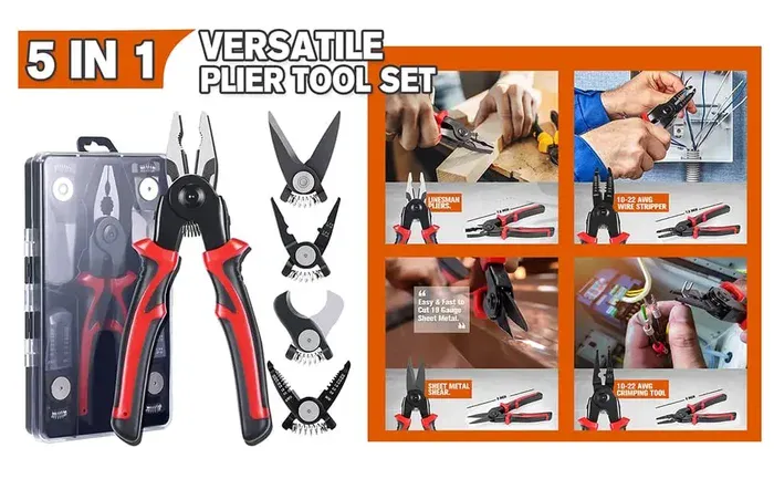Multi-purpose plier set
