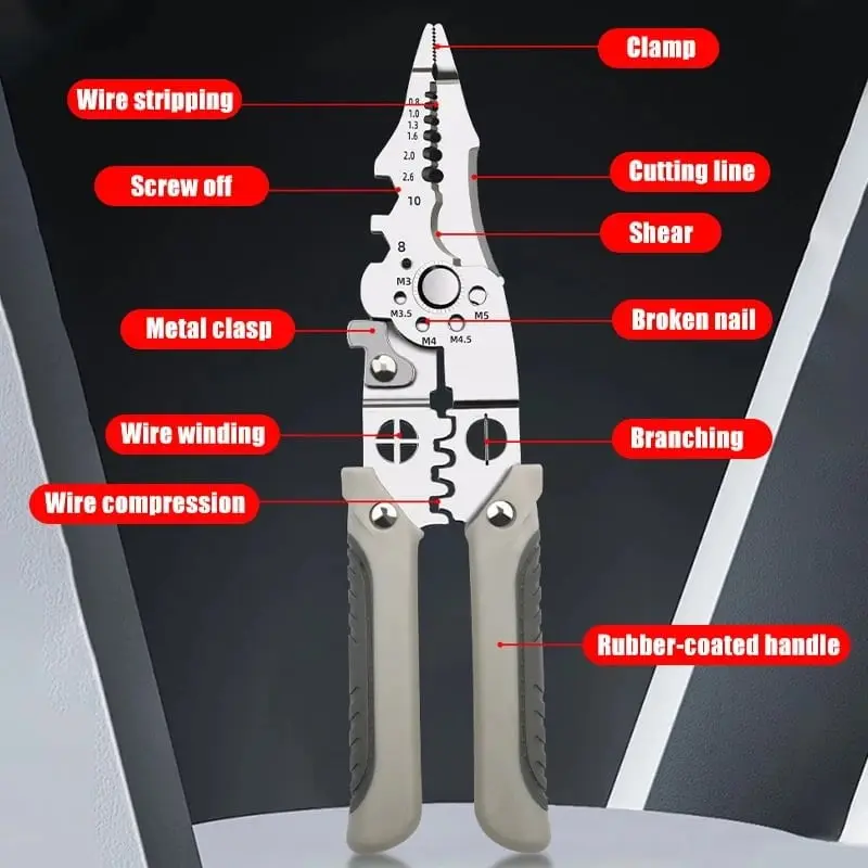 Multi-tool wire pliers
