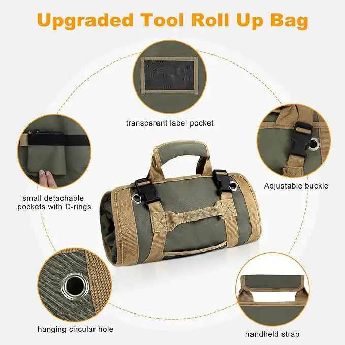 Various tools in the pouch