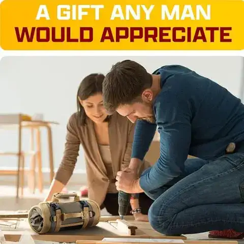 Gift box with tool pouch