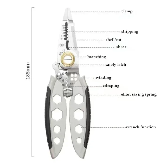 Wire stripper in use